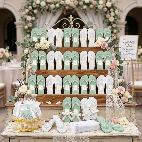 Wedding flip flop bulk