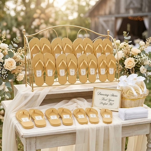 wedding flip flops in bulk