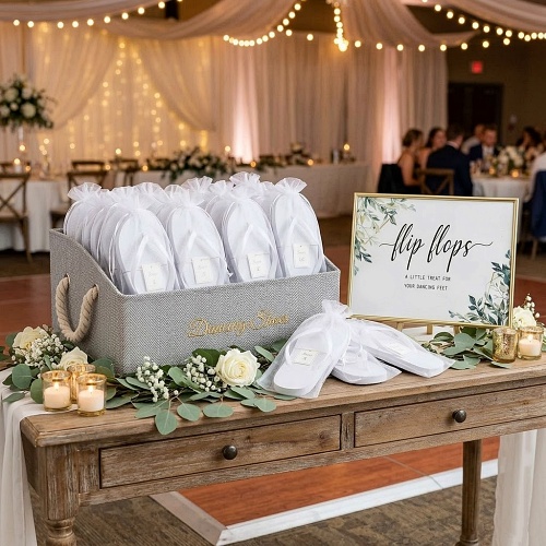 Wedding flip flops cheap