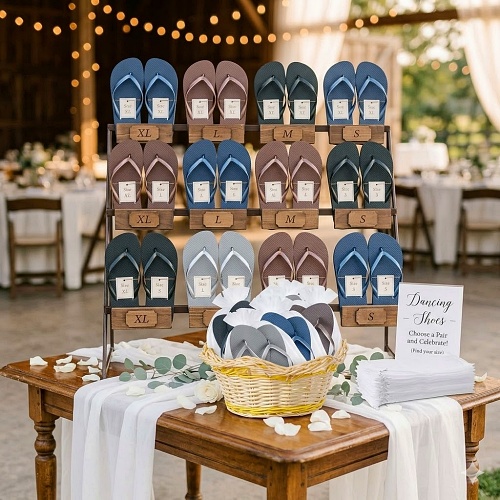 Wholesale flip flops for wedding guests