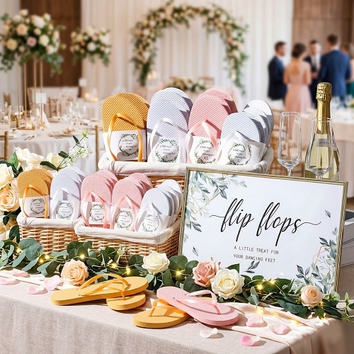 Bulk flip flops wedding guests